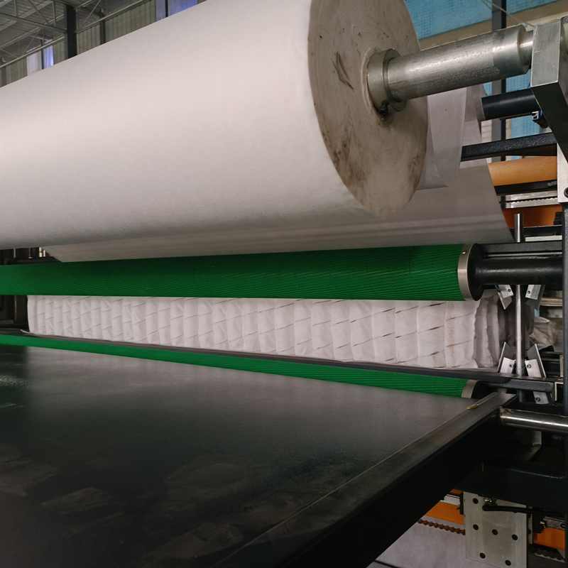 Máquina de montagem de mola de controle eletrônico 1000 pçs/h para alimentação manual de cordas de molas ensacadas