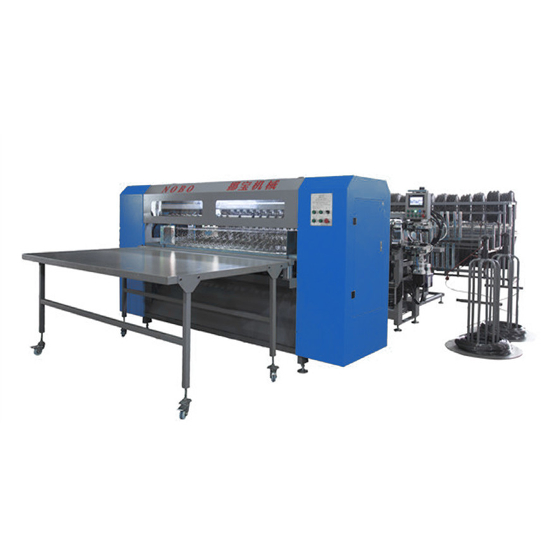 150-200 unidades por 8 horas máquina de enrolar de colchão conjugado com altura de mola 150 mm -180 mm