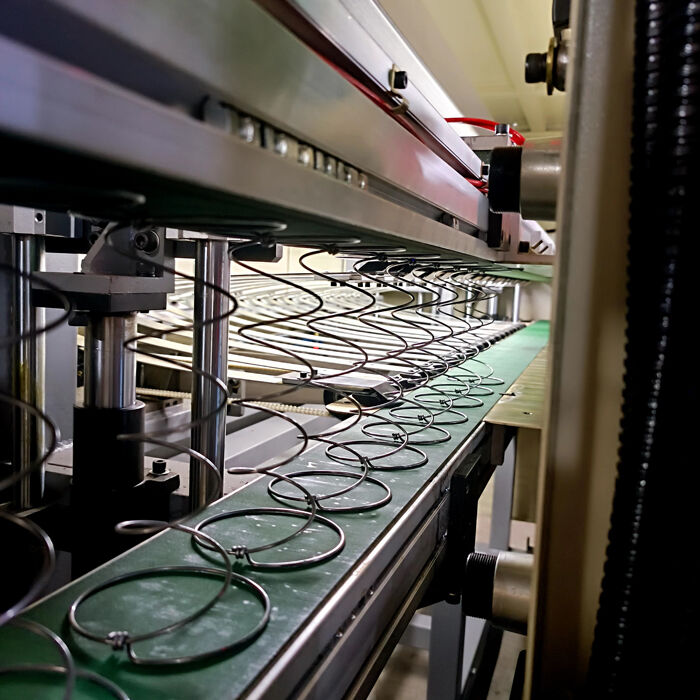 1.3-1.6mm linha de colchão de diâmetro de fio com mola de Bonnell e 4-7 voltas convoluções