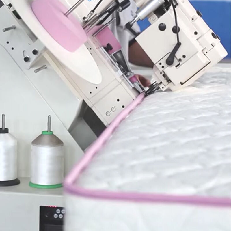 Capacidade 15nitsh máquina de fita de bordar de colchão operação flexível