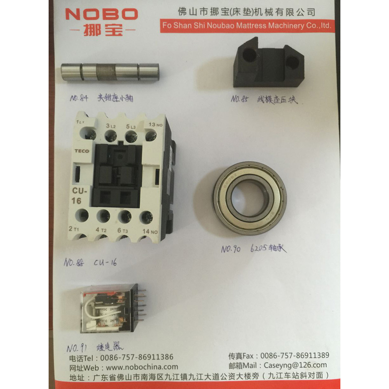 Do suporte mecânico da braçadeira do relé da peça da máquina do conjunto da mola de Foshan Nobo Cu pequeno 16 do eixo