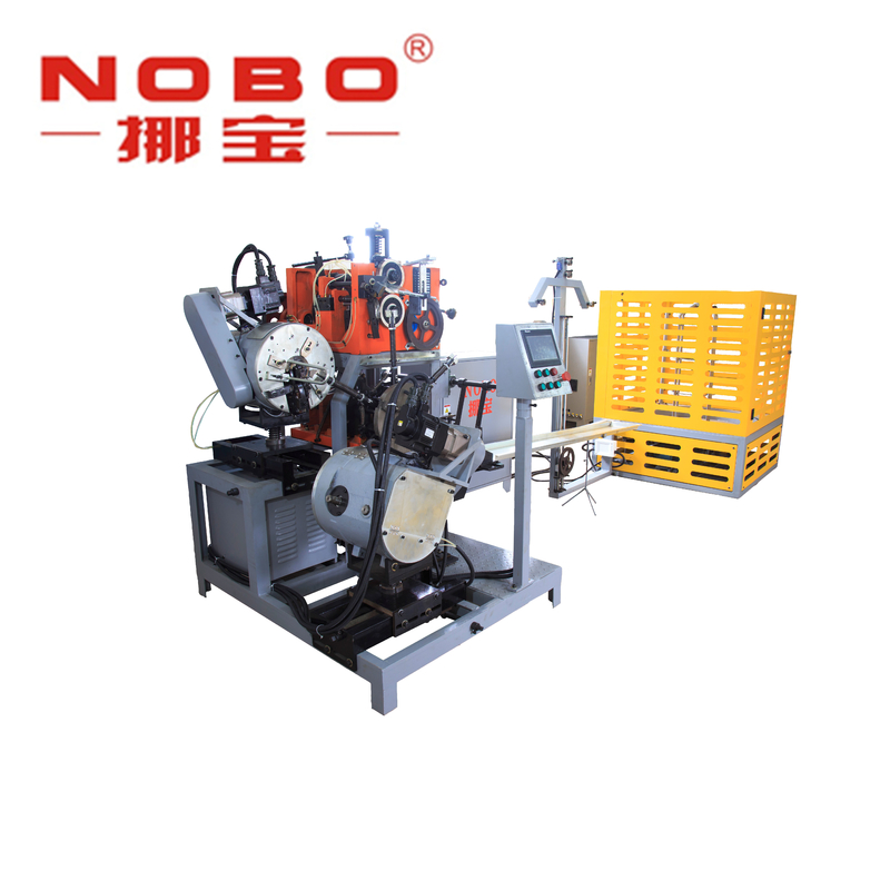 Tipo automático NOBO-FS-65 da mola de Bonell da máquina do Coiler do servo motor 4.5kw